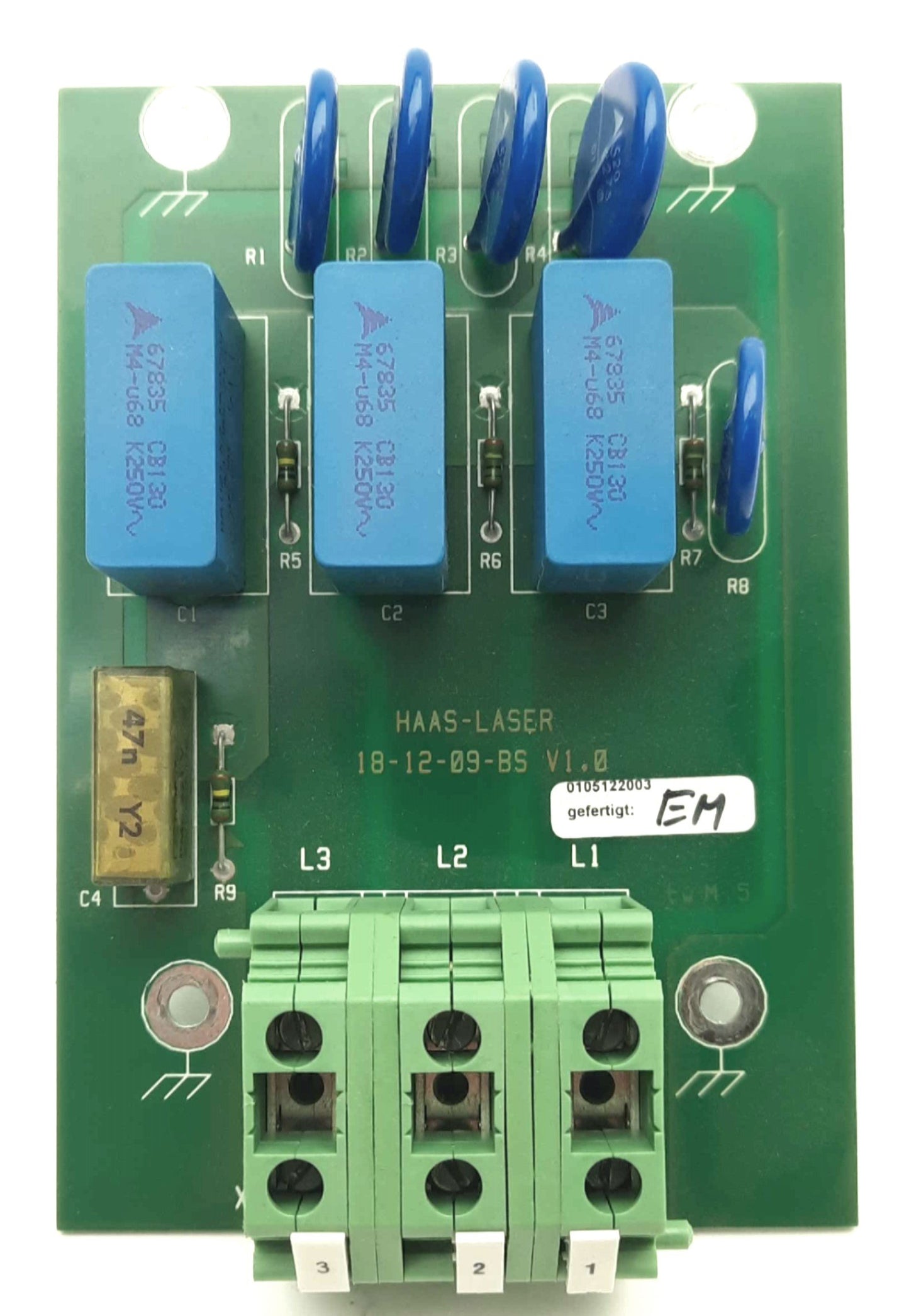 Used TRUMPF Trumpf 18-12-09-BS LASER Power Board/Card for HL Series