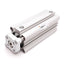 New SMC CDQMB32-75 Compact Cylinder, Bore: 32mm, Stroke: 75mm, 1.0MPa, Rc1/8