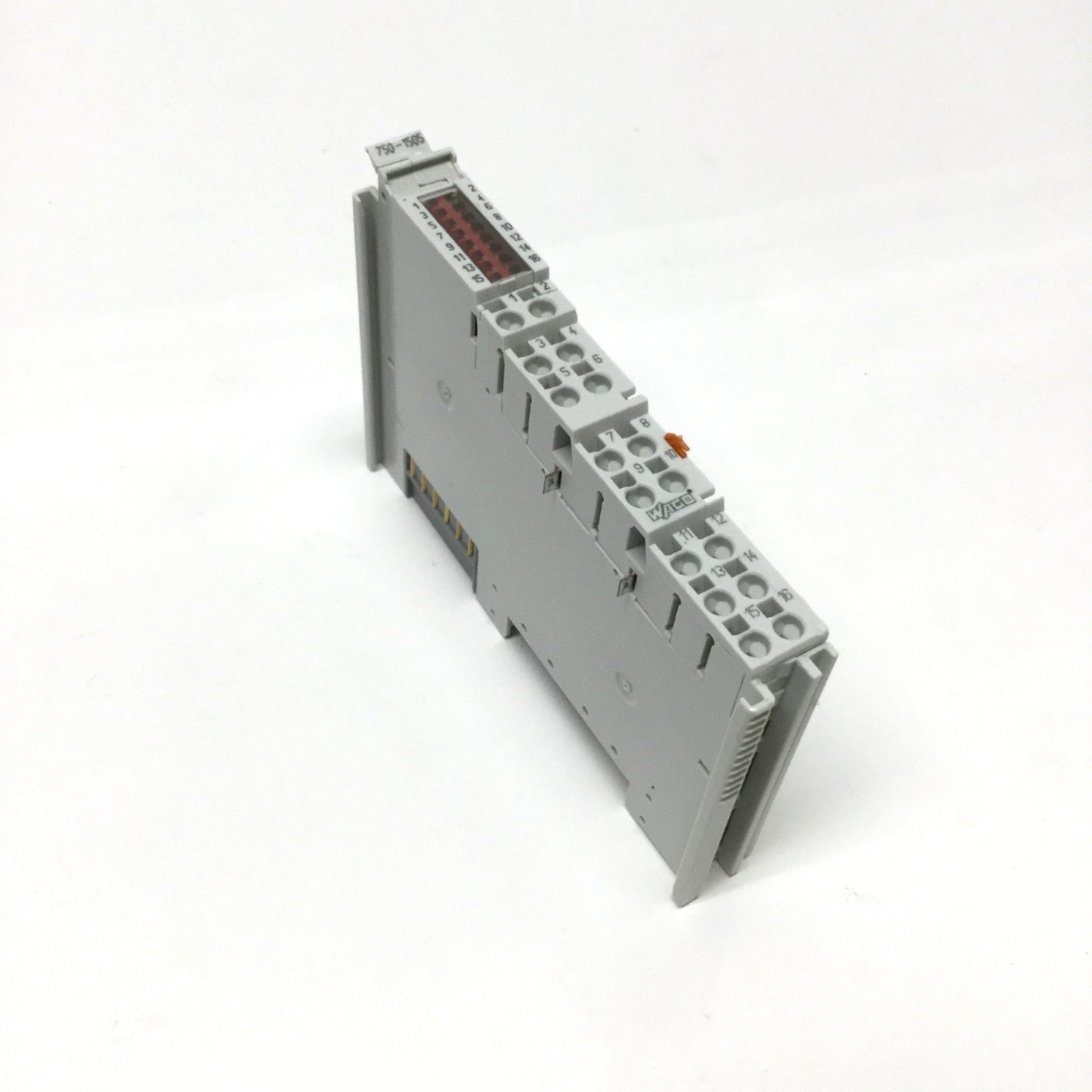 Used Wago 750-1505 PLC Digital Output Module 16-Channel 24VDC 0.5A Low-Side Switching