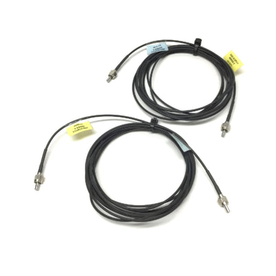 Used Lot of 2 Allen Bradley 2090-SCEP3-0 Fiber Optic Cables, 3m, Sercos Kinetix