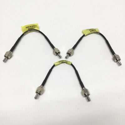 Used Lot of 3 Allen Bradley 2090-SCEP0-1 Sercos Kinetix Fiber Optic Cables 0.1m