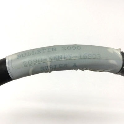 Used Allen Bradley 2090-XXNPY-16S03 Y Series Kinetix Servo Motor Power Cable, 3m