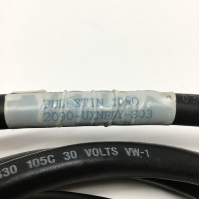 Used Allen Bradley 2090-UXNFBY-S03 Y Series Kinetix Servo Encoder Feedback Cable, 3m