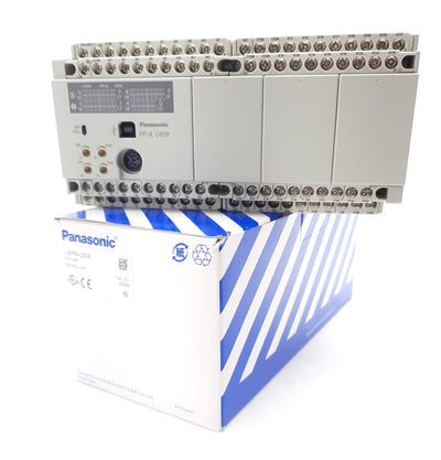 New Panasonic AFPX-C60R PLC Control Module 100-240VAC 32 Digital, 28 Relay, 8 Module