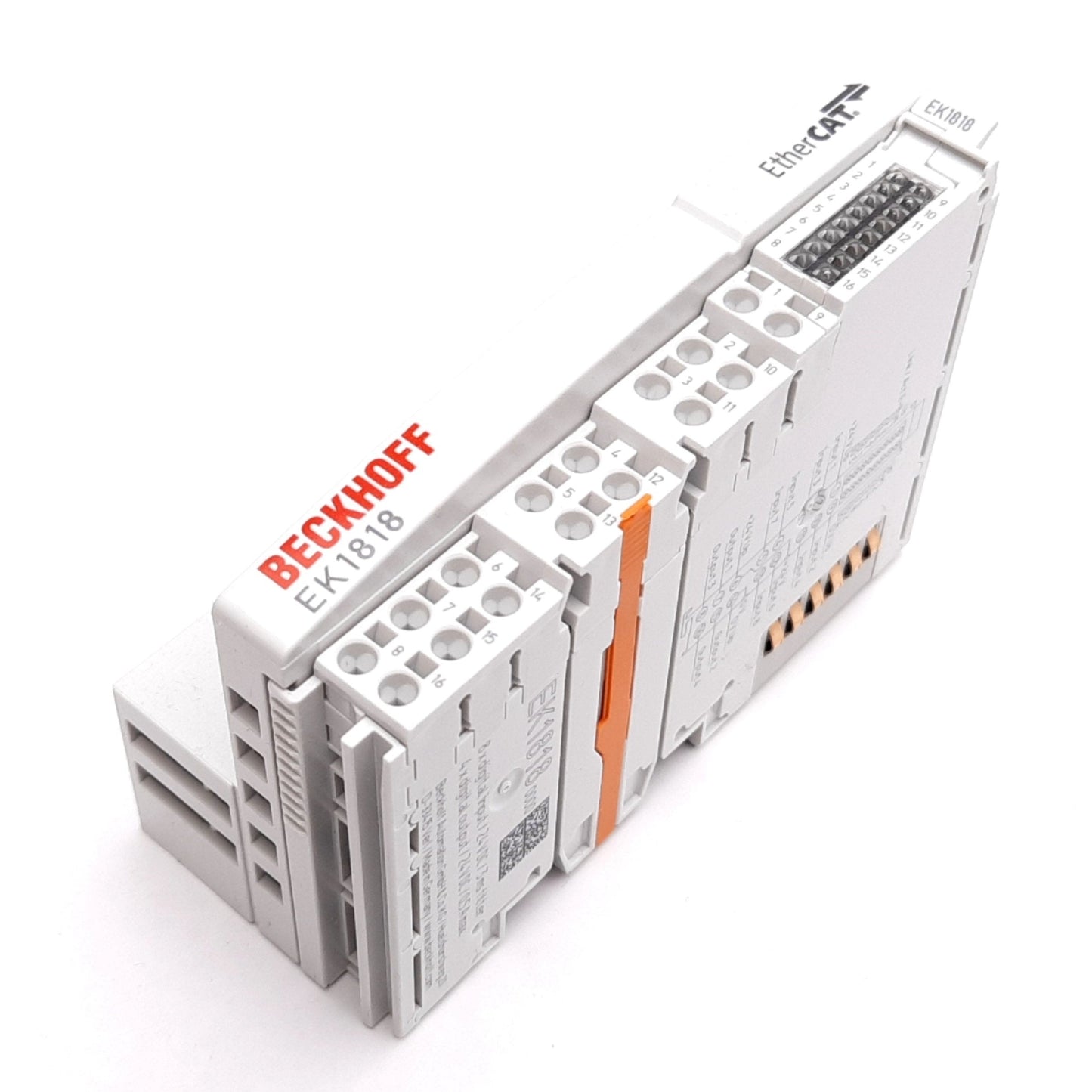 New Beckhoff EK1818 EtherCAT Coupler Module, 8x Digital Inputs & 8x Digital Outputs