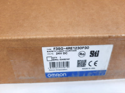 New Omron F3SG-4RE1230-30-L / F3SG-4RE1230-D Safety Light Curtain Emitter & Receiver