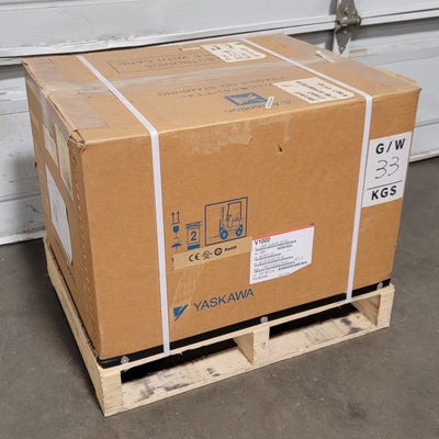 New Yaskawa CIMR-VU4A0018GAA Rev C V1000 NEMA 4x AC Drive, 7.5kW, 380-480VAC 3-Ph