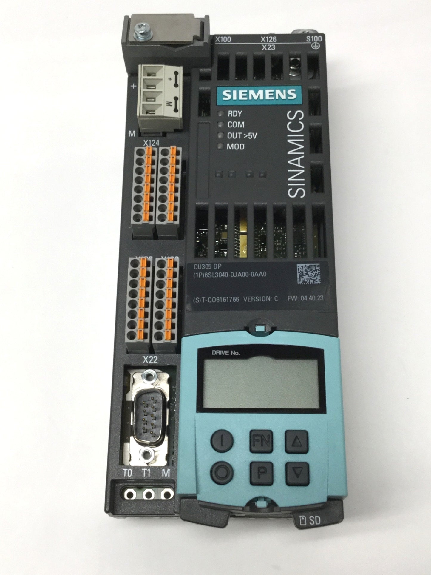 Used Siemens 6SL3040-0JA00-0AA0 SINAMICS S110 CU305 Profibus DP Control Unit 24VDC