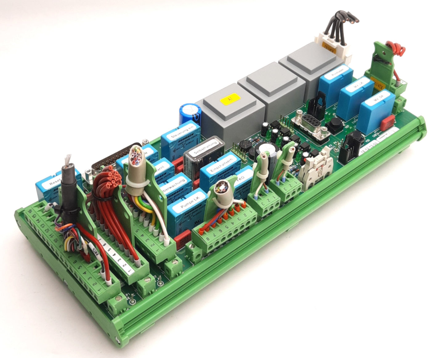 Used TrumpF Haas 18-12-15-00 Laser Interface I/O Board w/ Phoenix Contact Mount