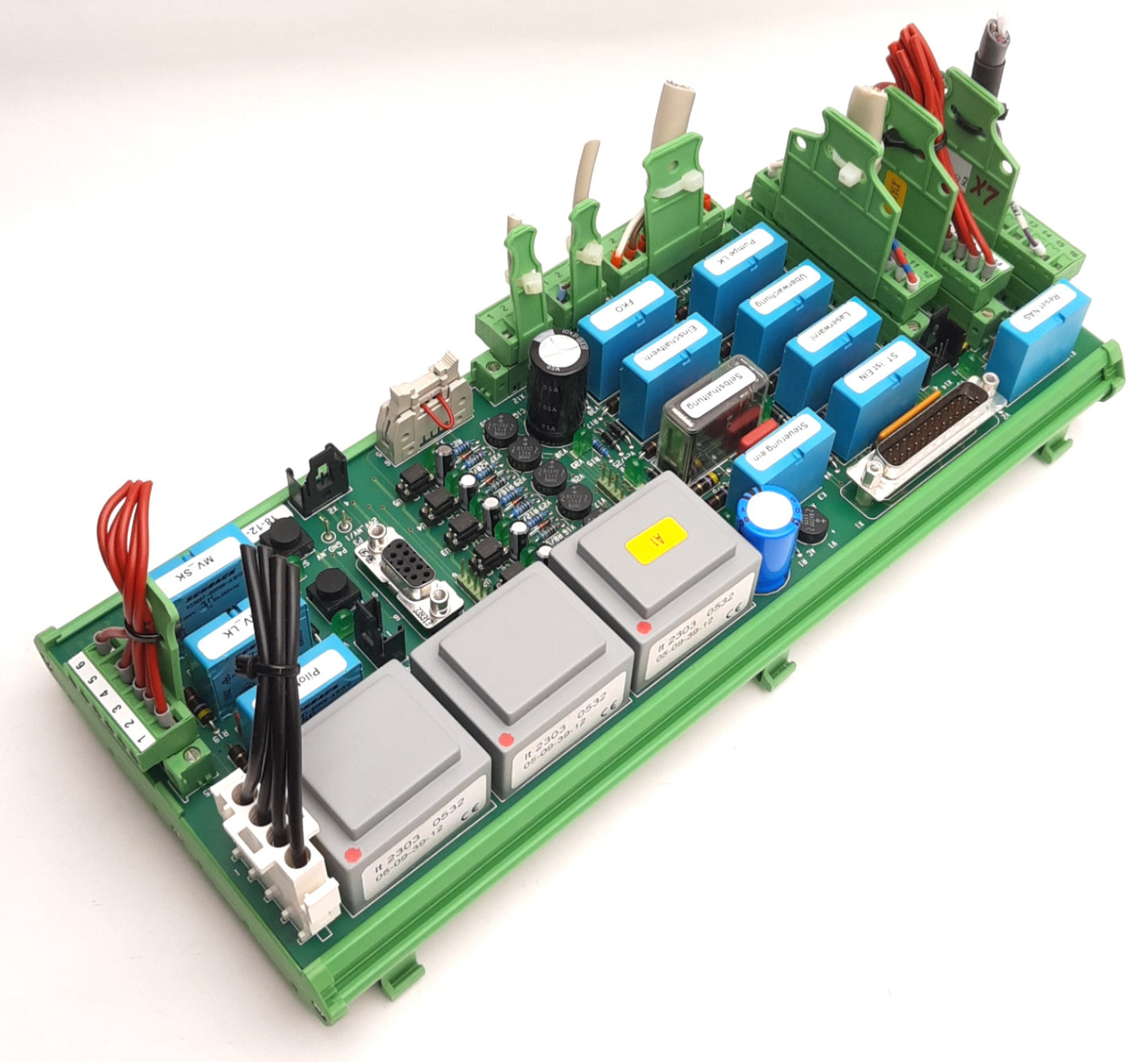 Used TrumpF Haas 18-12-15-00 Laser Interface I/O Board w/ Phoenix Contact Mount