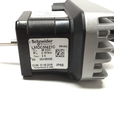 Used Schneider LMDCM421C MDrive Programmable Closed-Loop Stepper Motor 48VDC NEMA 17