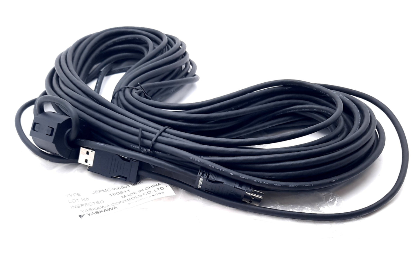 New Yaskawa JEPMC-W6003-20-E V series Servo Communication Cable USB M2 x2, 20m