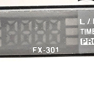 Used SunX Panasonic FX-301 NAVI Advanced Digital Fiber Sensor, 12-24VDC, NPN Ouput