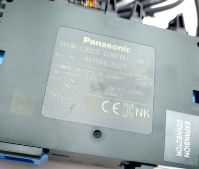 Used Panasonic FP0R-C32CT Compact Programmable Controller 16 Points 24VDC, 2.6mA