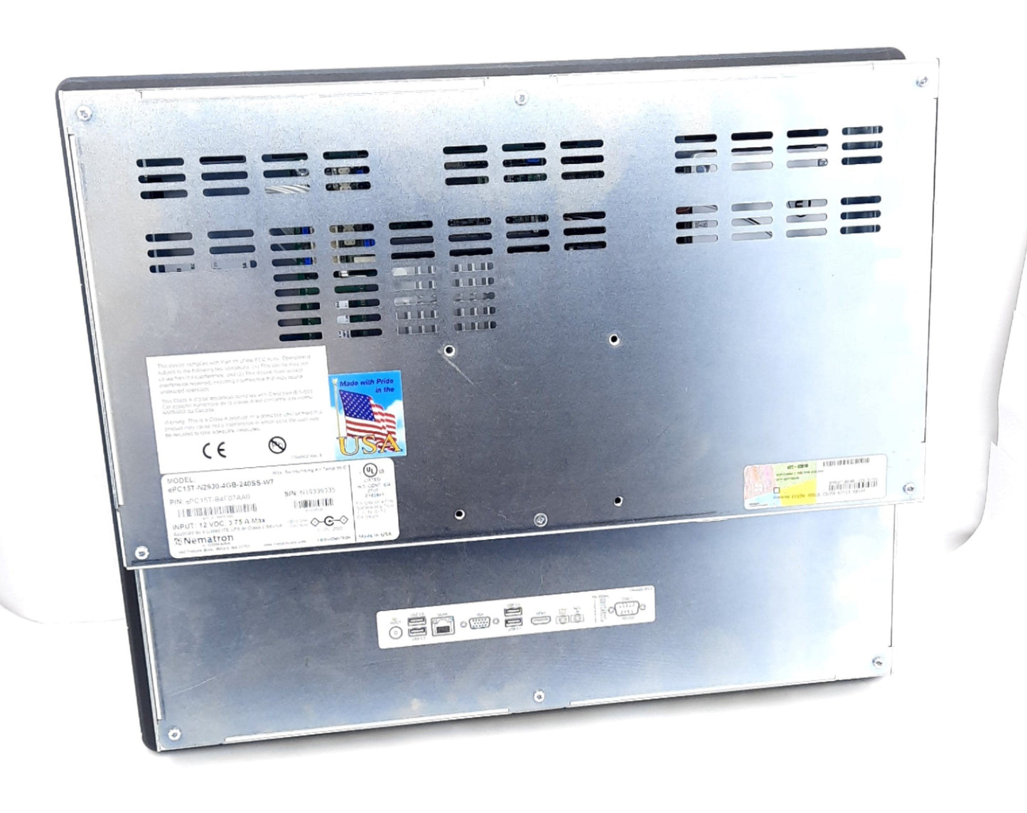 Used Nematron Corp EPC15T-N2930-4GB-240SS-W7 ePC Lite Series Touch Screen Panel 600:1