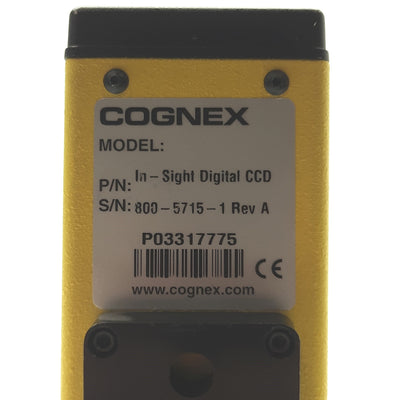 Used Cognex 800-5715-1 In-Sight Digital Camera 1/3"CCD B/W 640x480@30FPS RJ45 C-Mount