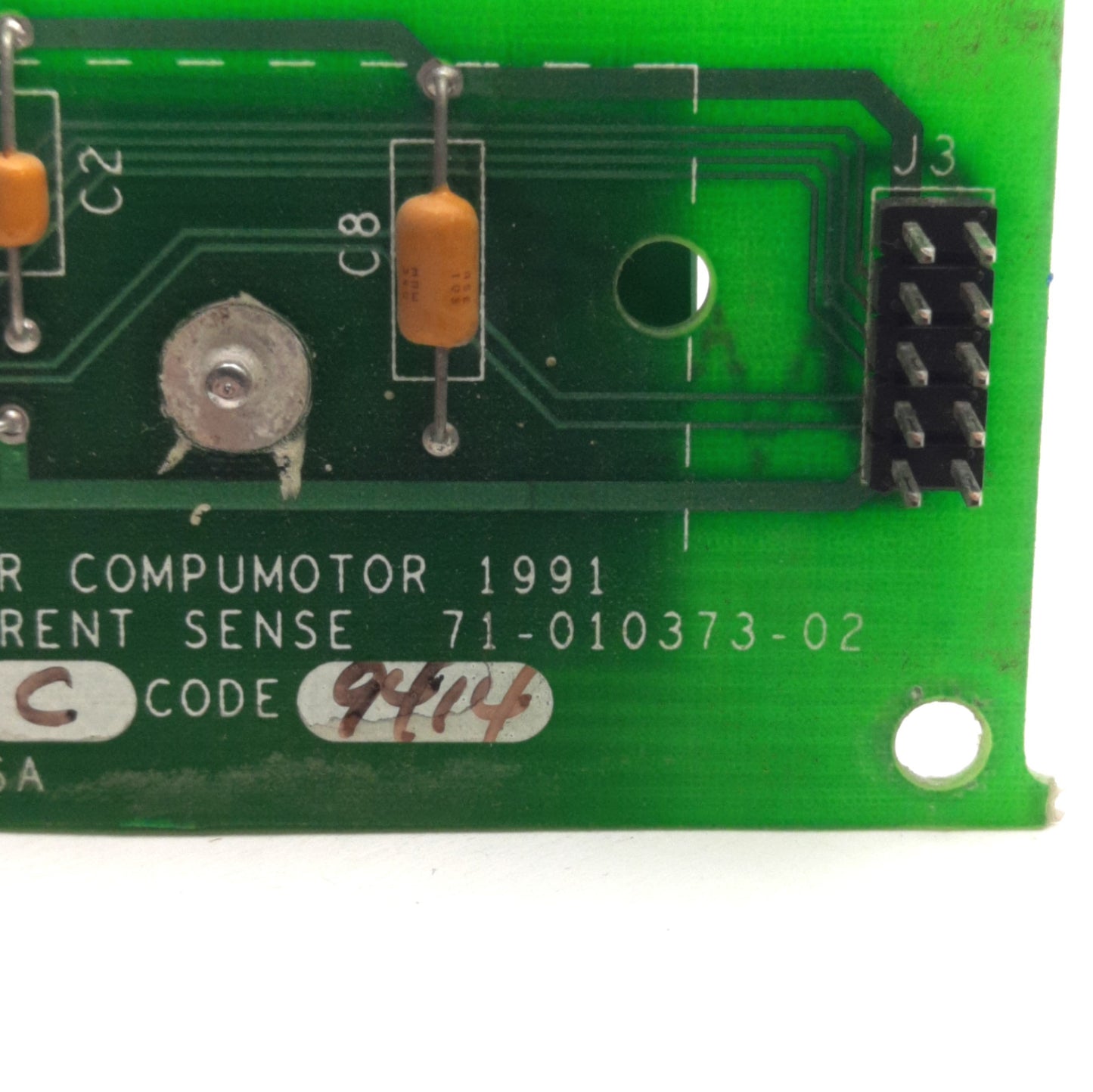 Used Parker Compumotor 71-010373-02 Z Current Sense Board, For ZX (ZX-F) Series