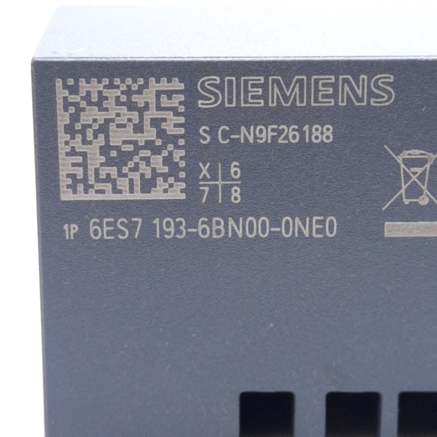 New Siemens 6ES7 193-6BN00-0NE0 Base Unit For SIMATIC ET 200SP, DIN Rail Mount