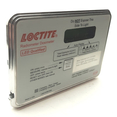 Used Loctite Henkel 1265282 Radiometer Dosimeter 350-660nm 5mW/cm2-20W/cm2 8mm Input