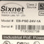 Used Sixnet EB-PSE-24V-1A Industrial PoE Power Injector, 1-Port, Input: 24V DC