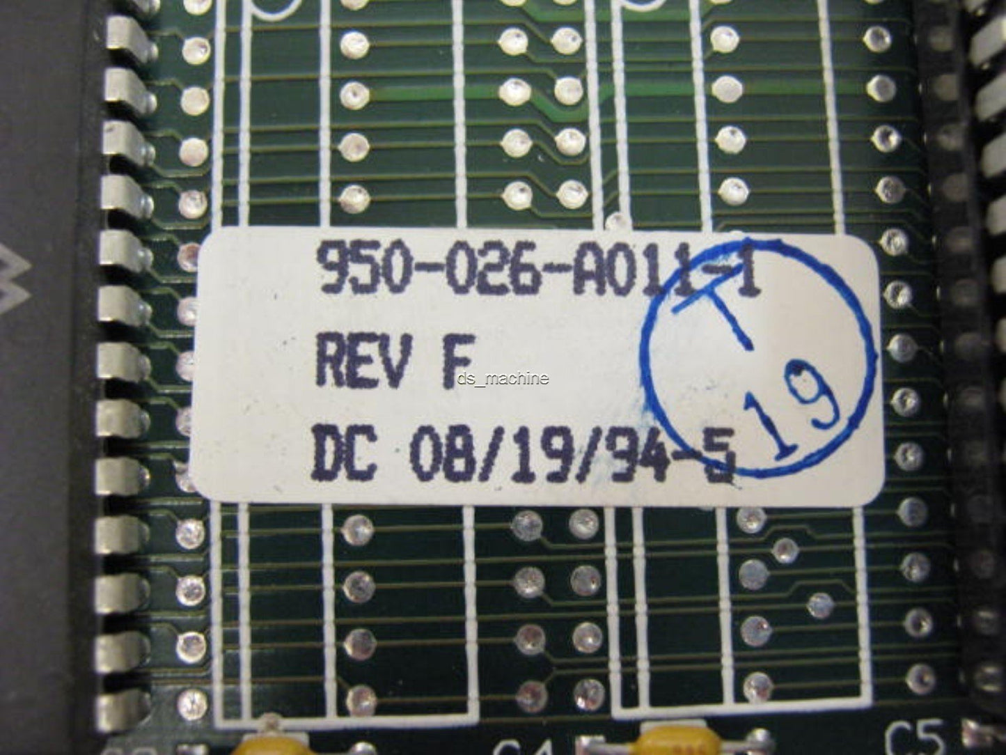 Used International Power Machines 950-026-A011-1 Rev. F Memory Board