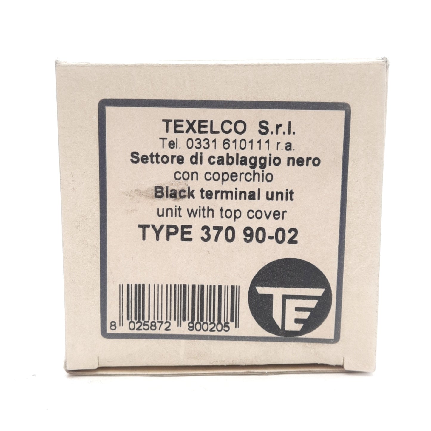 New Texelco 370 90-02 Black Terminal Unit, ø70mm, 8 Terminals, IP64, 240V 35W