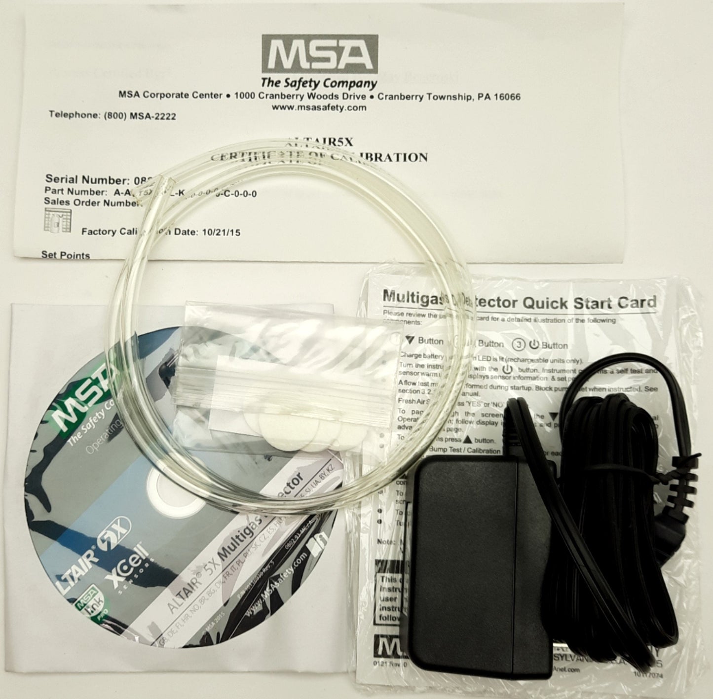 New MSA A-ALT5X-A-L-K-0-0-0-0-C-0-0-0 Altair 5X Multigas Detector Pentane/Oxygen