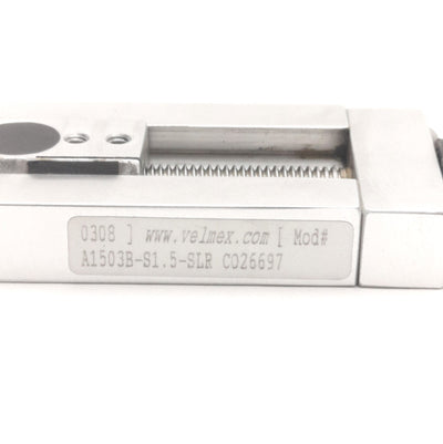 Velmex A1503B-S1.5-SLR Unislide Manual Linear Actuator, 1.5" Stroke, 15lbs Cap.