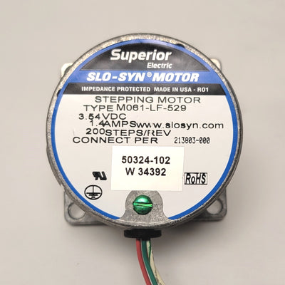 New Superior Electric M061-LF-529 SLO-SYN Stepping Motor 3.54VDC, 1.4A, 200Step/Rev