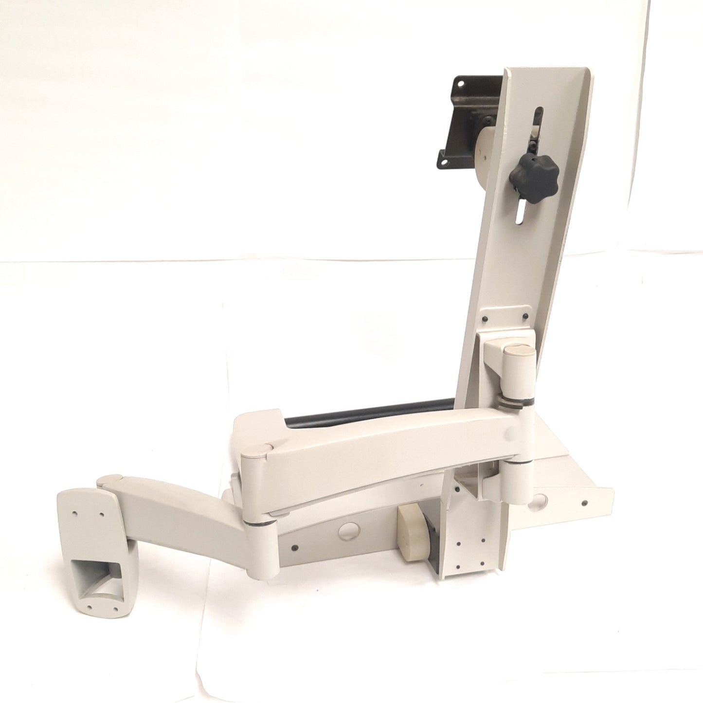 Used Ergotron 28-188-180 Sit-Stand Monitor & Keyboard/Mouse Wall Mount, 9" Extensions