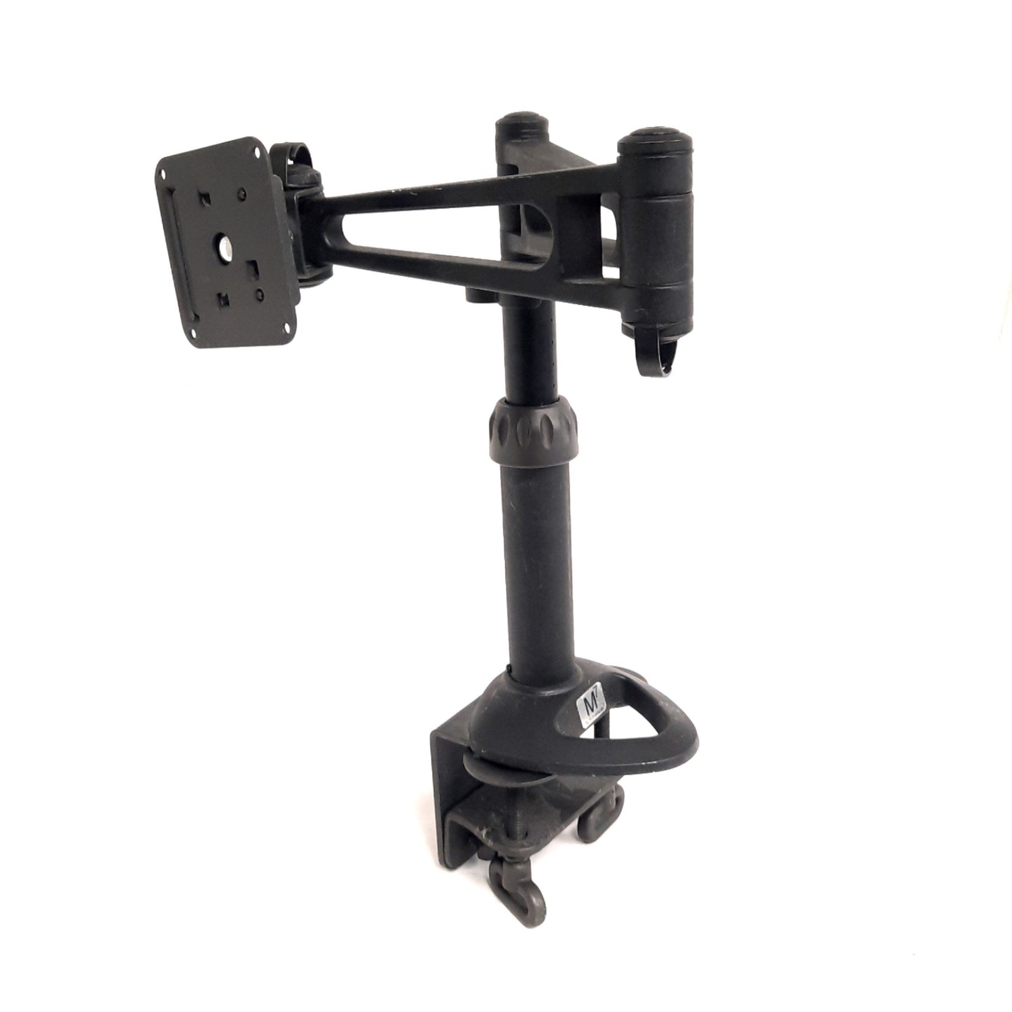 Used Humanscale M7 Single Rigid Monitor Arm, 12" Height, VESA 75mm, Desk Mount