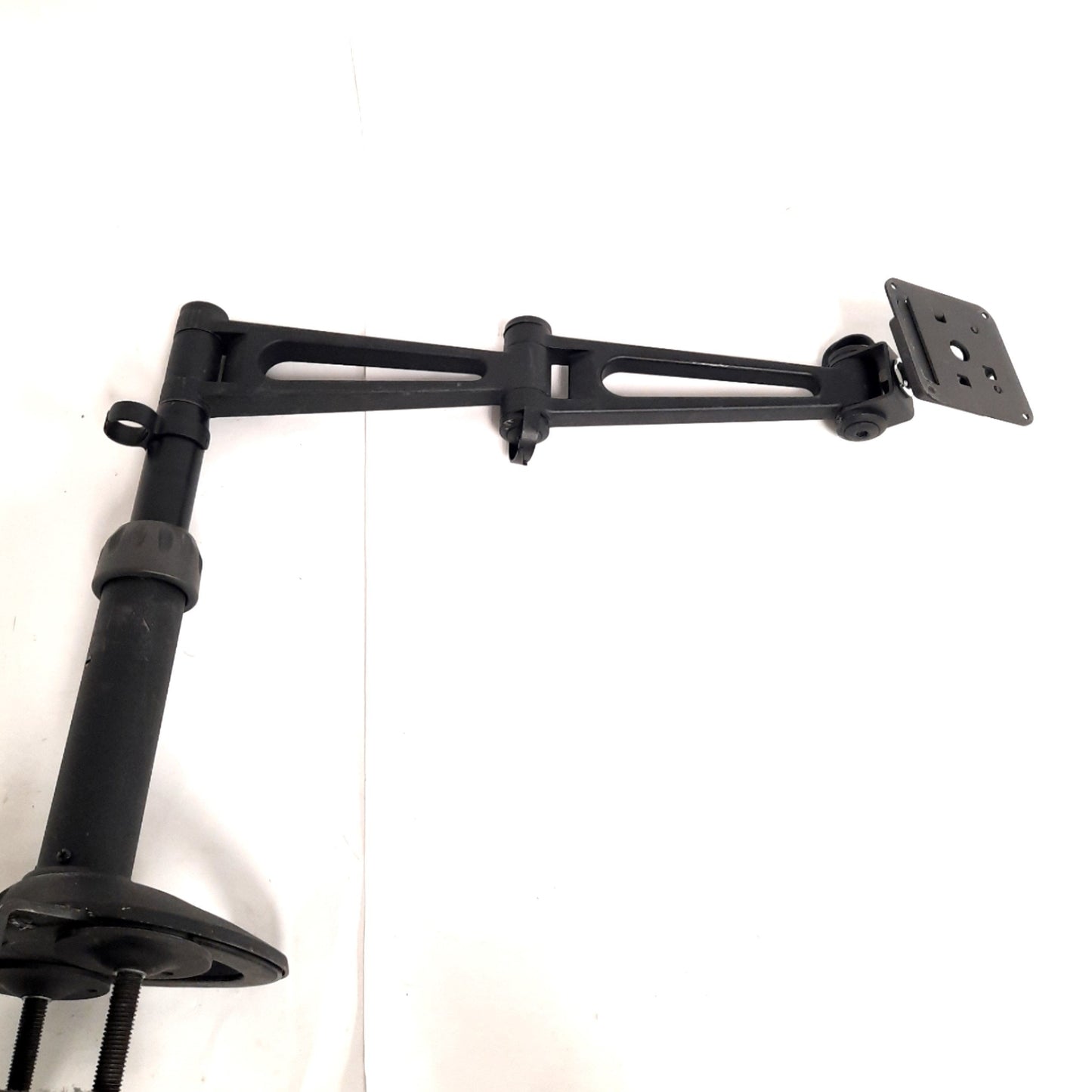 Used Humanscale M7 Single Rigid Monitor Arm, 12" Height, VESA 75mm, Desk Mount