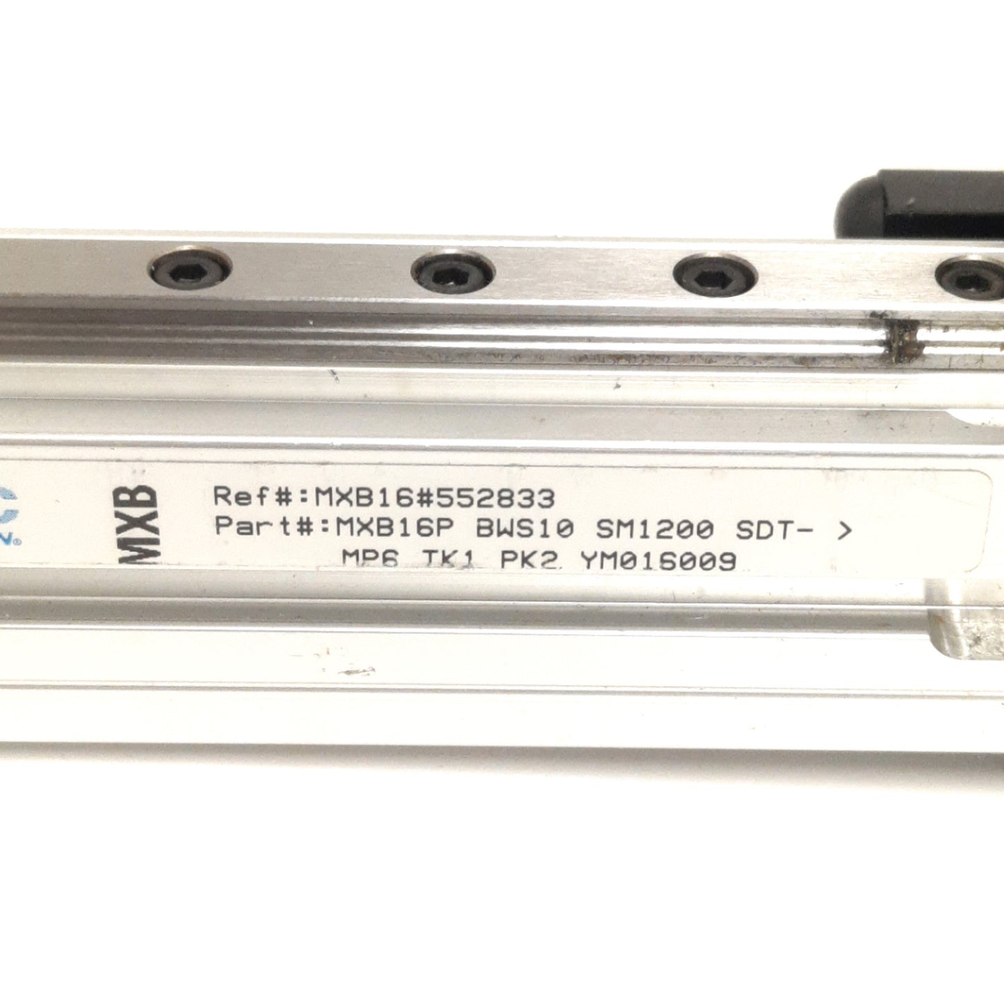 Used Tolomatic MXB16PBWS10SM1200SDT Rodless Actuator, 1200mm Stroke, NEMA 23