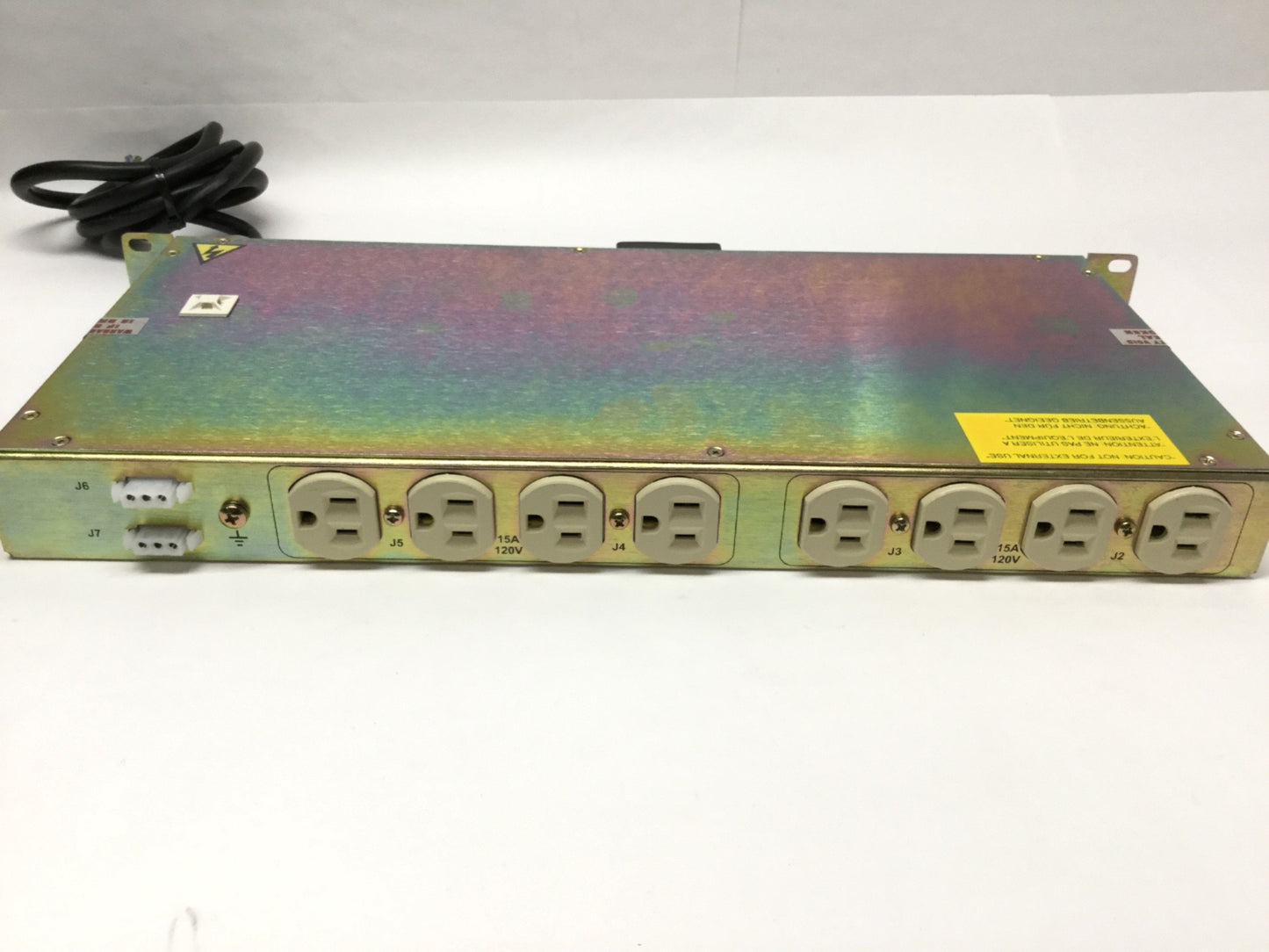 Used Pulizzi TPC10-A-3060 1U Rack Mount PDU Power Distribution 120VAC 12A, 10-Socket