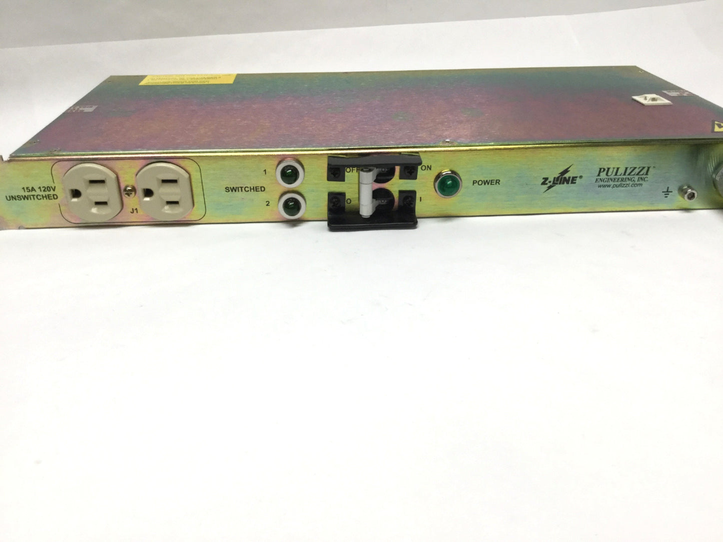 Used Pulizzi TPC10-A-3060 1U Rack Mount PDU Power Distribution 120VAC 12A, 10-Socket