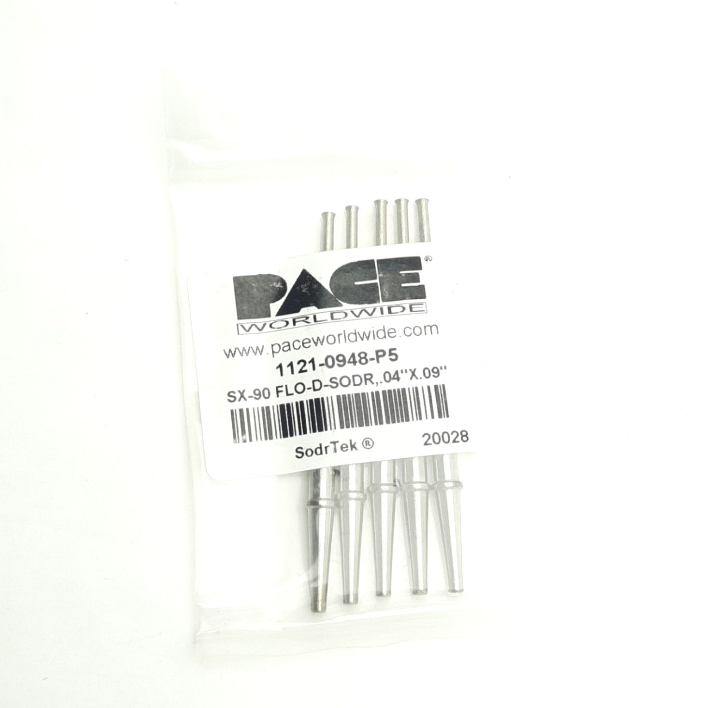 New Pace 1121-0948-P5 Flo-D-Sodr SX-100 Precision Tool Tips (x5) 1.02mm x 2.29mm