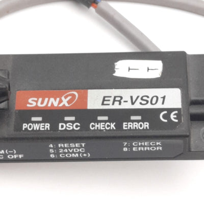 Used SunX ER-VS01 Spot De-Ionizer, 1s or Less Charge Removal, 24VDC, 650mm Max Range