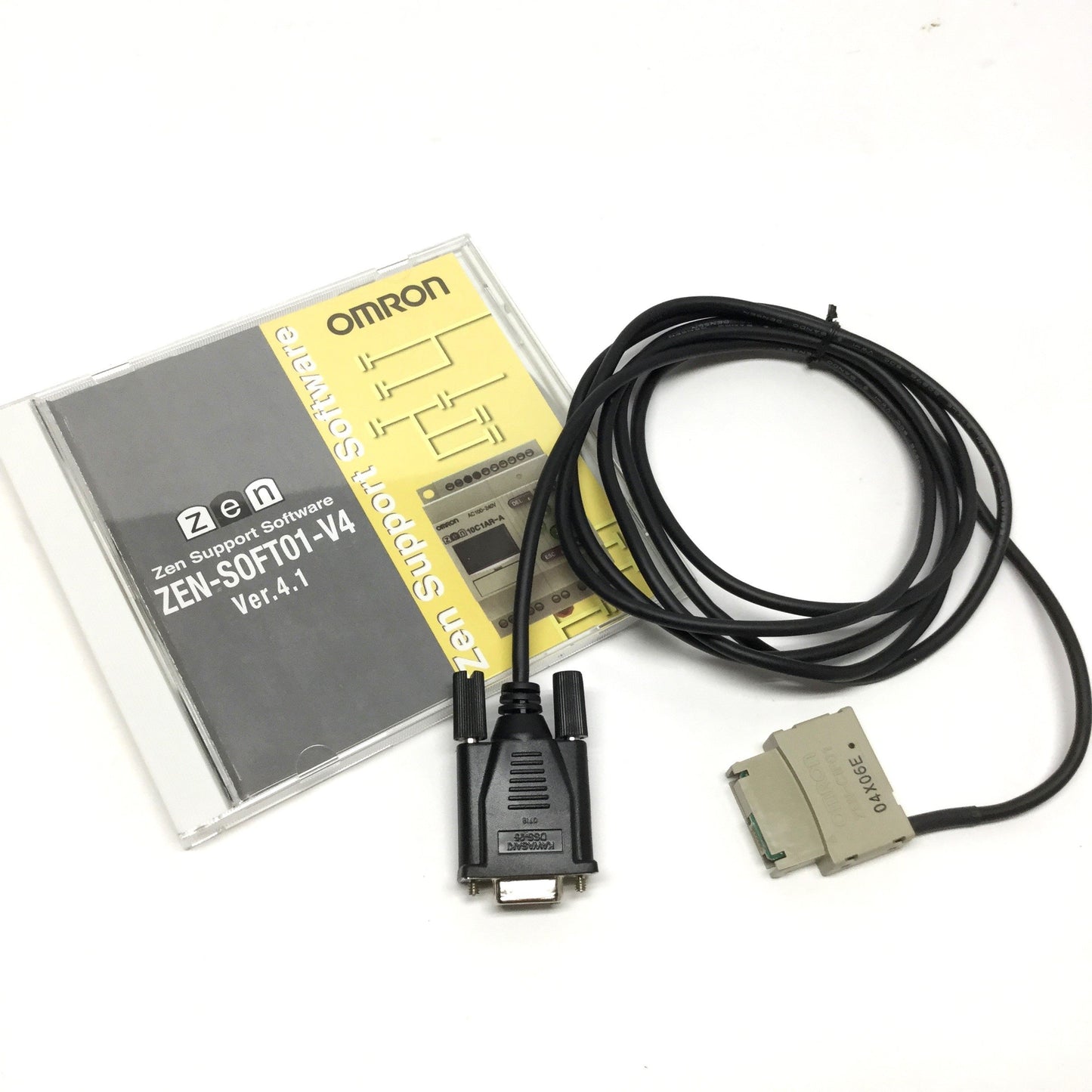 Used Omron ZEN-CIF01 Programmable Smart Relay PC Connecting Cable RS-232C 9-Pin, 2m