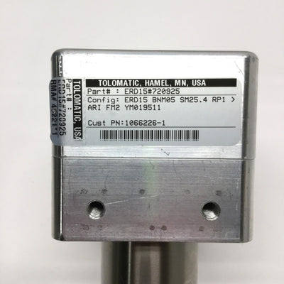 Used Tolomatic ERD15 BNM05 SS Electric Rod Ball Screw Linear Actuator 1" Stroke