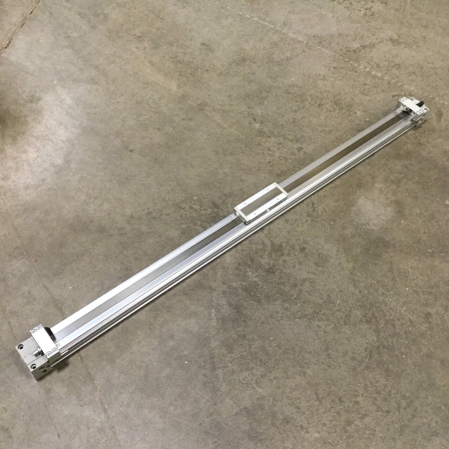 Used SMC MY1B25-790 Rodless Guided Cylinder Linear Slide 25mm Bore, 790mm Stroke