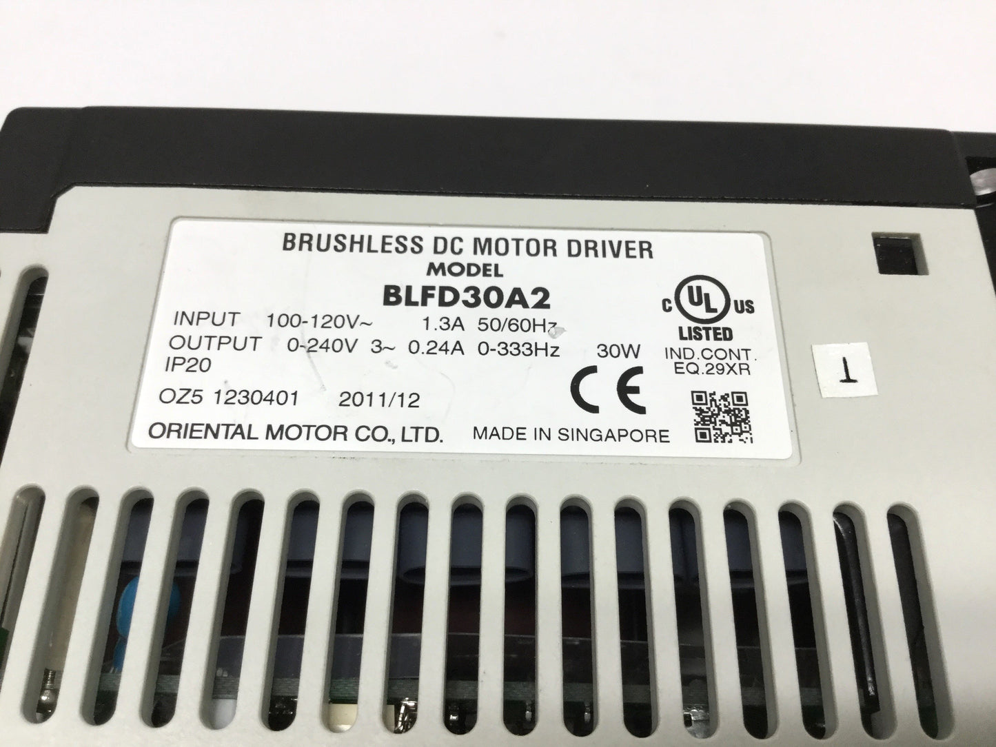 Used Oriental BLFD30A2 Vexta Brushless DC Motor Speed Controller Driver, 100-120VAC