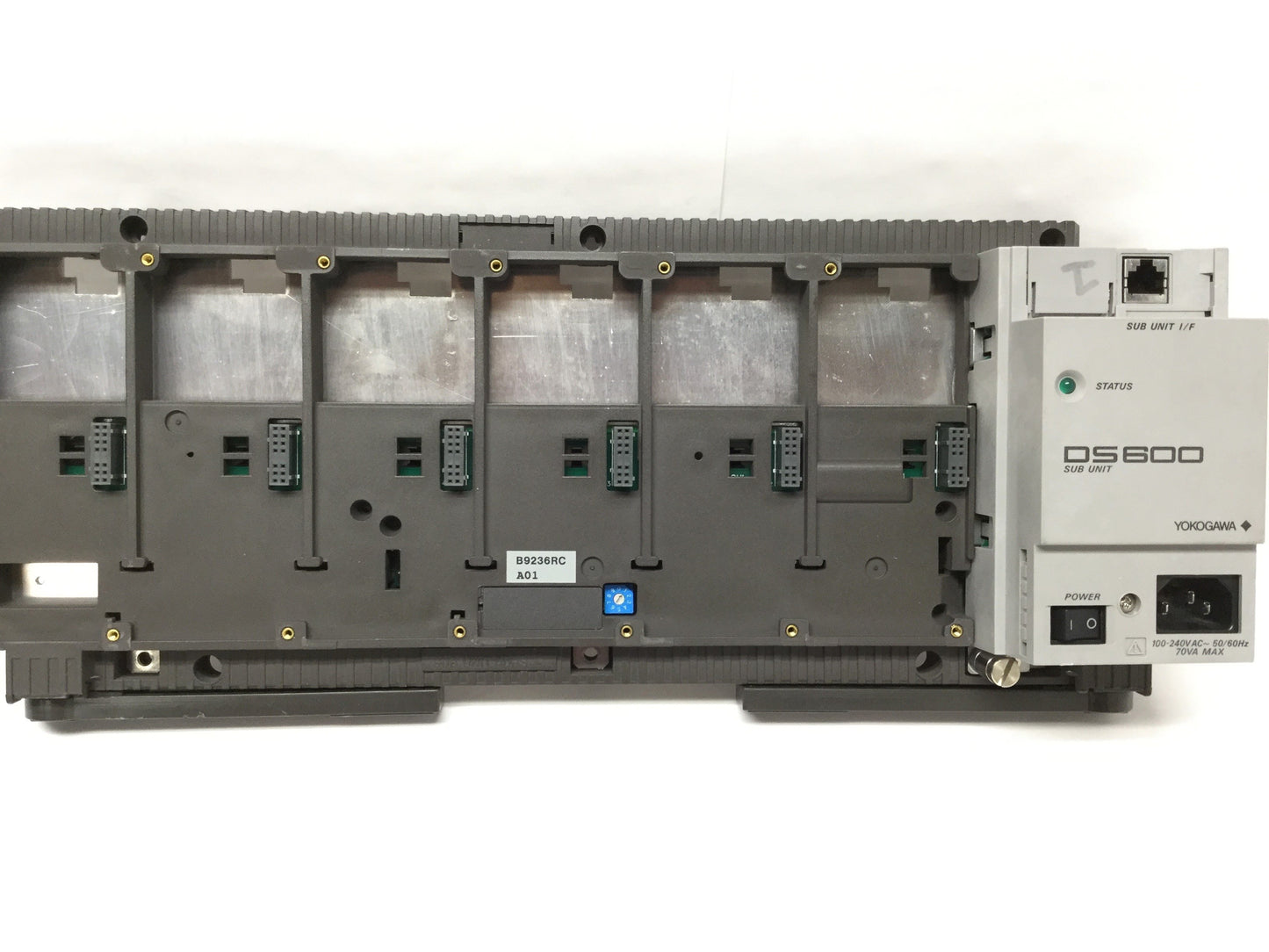 Used Yokogawa DS600-00-1D Darwin DAQ I/O Subunit 6-Module Interface, RJ45, 100-240VAC