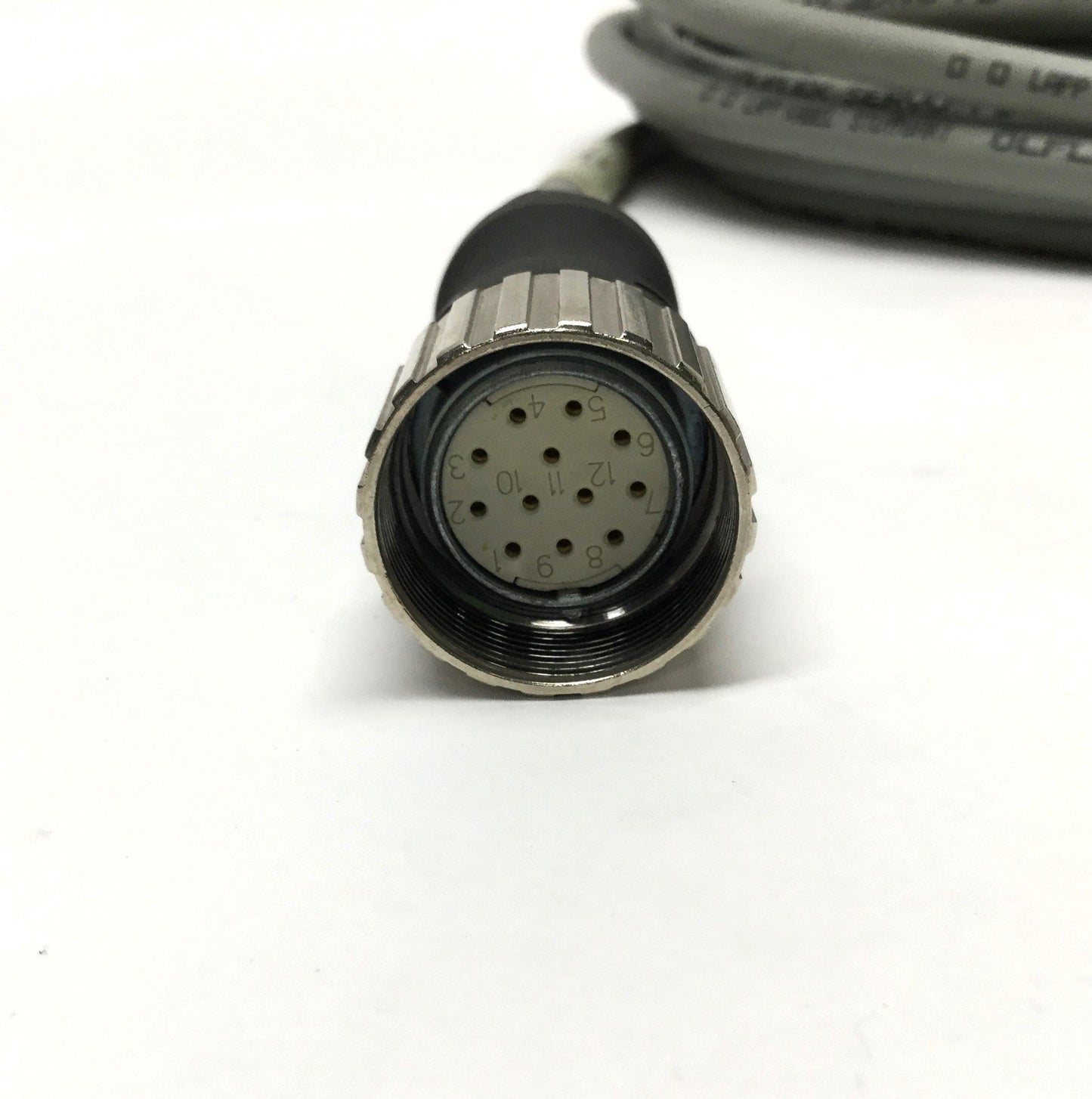 Used Festo KRES-AC-5 Servo Motor Resolver Feedback Cable 12-Pin Round to DB-9, 5m