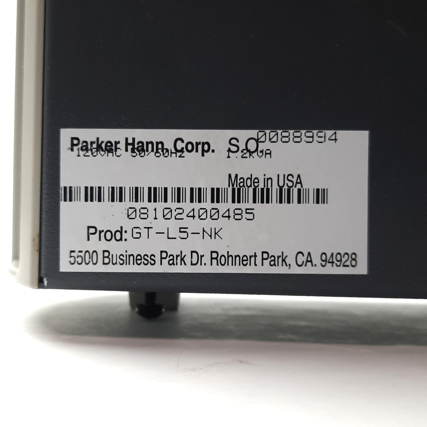 Used Parker GT-L5-NK Gemini Stepper Drive, 170VDC 20kHz 5A, RS-232/485, 120VAC