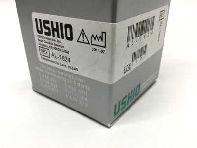 New USHIO AL-1824 Solarc Metal Halide Arc Lamp, 21W, MR11 Bulb Shape, 2-Pin Base