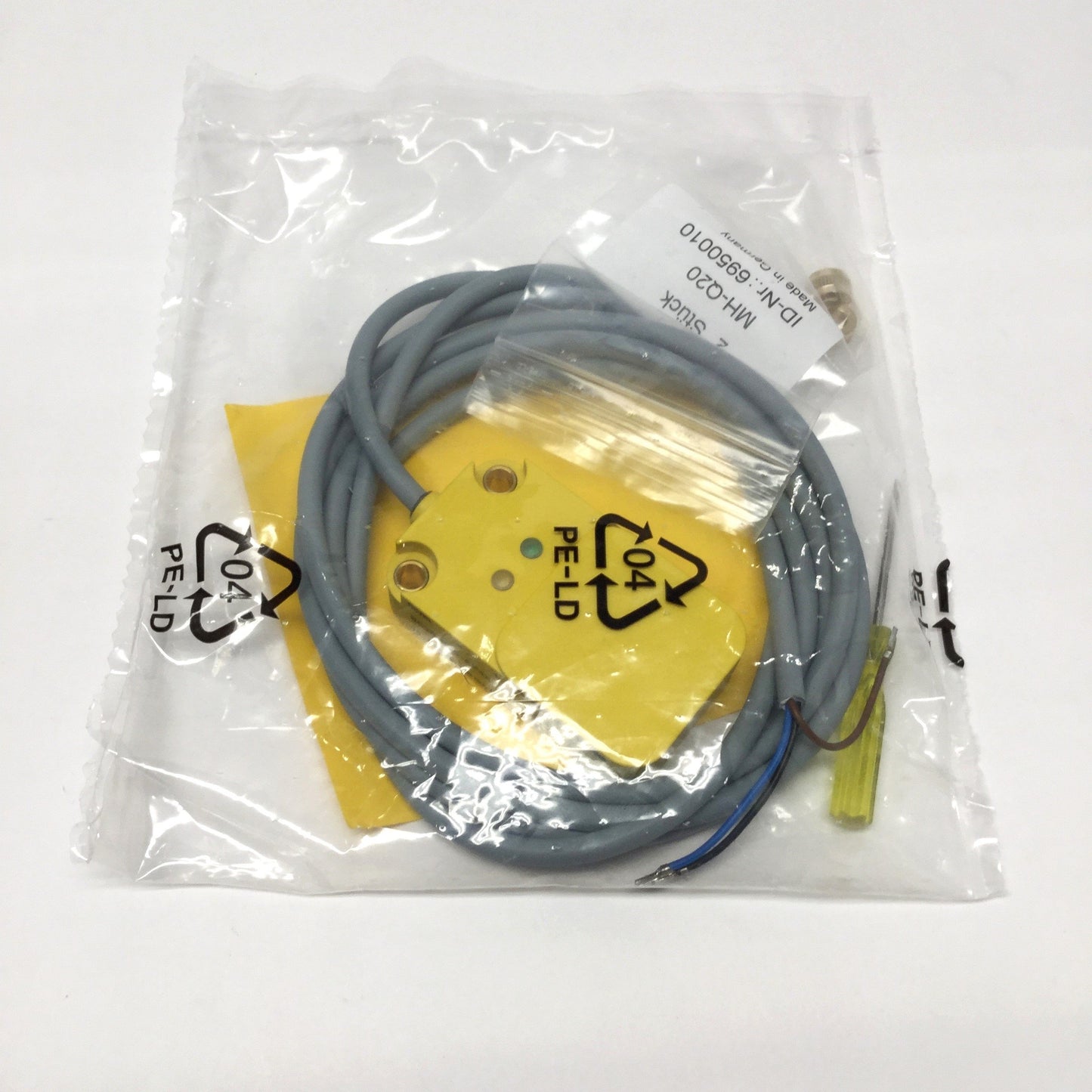 Used Turck BC20-CP40-VP4X2 Capacitive Proximity Sensor, 2-20mm, 10-65VDC, PNP, 4-Pin