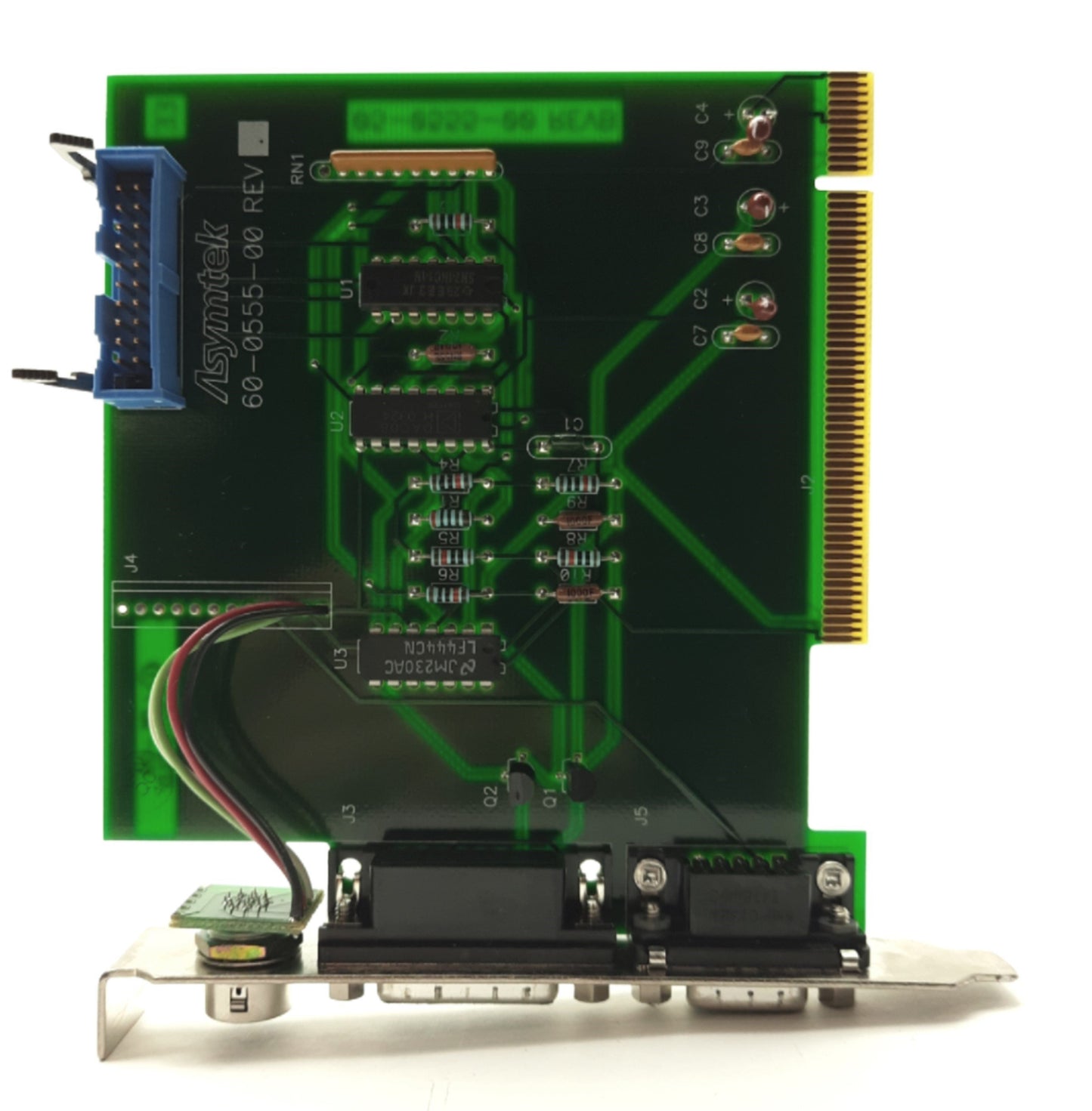 Used Asymtek 60-0555-00 Control/Circuit Board/Card, PCI, DB9, DB15, 12-Pin Hirose