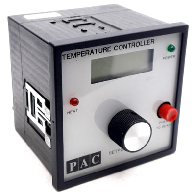 Used PAC 1431-Z033F2 Temperature Controller Type J, 1/4 DIN, 115/230VAC *1 Bad Mount*