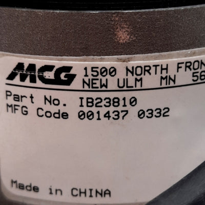 Used MCG IB23810 Brushless Motor, 170VDC 5.5A, 8.8V/KRPM, 6000RPM, 20oz-in, NEMA 23