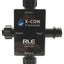 New RLE Technologies X-CON X-Connector 1 In 3 Out w/2x EOL for RLE Sensing Cables